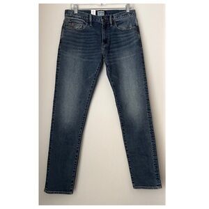 Todd Synder Slim Fit Stretch Medium Indigo Wash Jean Men’s 31x32 NEW JE099233